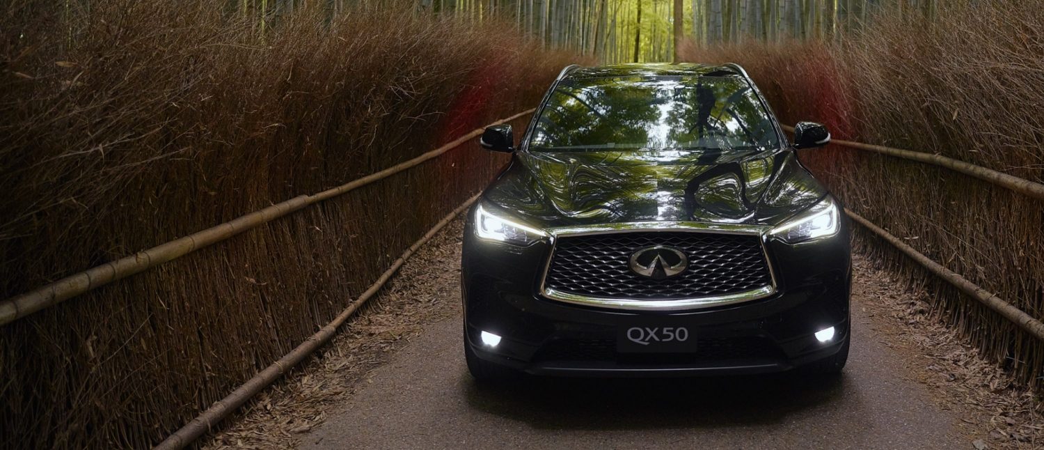 Infiniti QX50 SUV in Kyoto