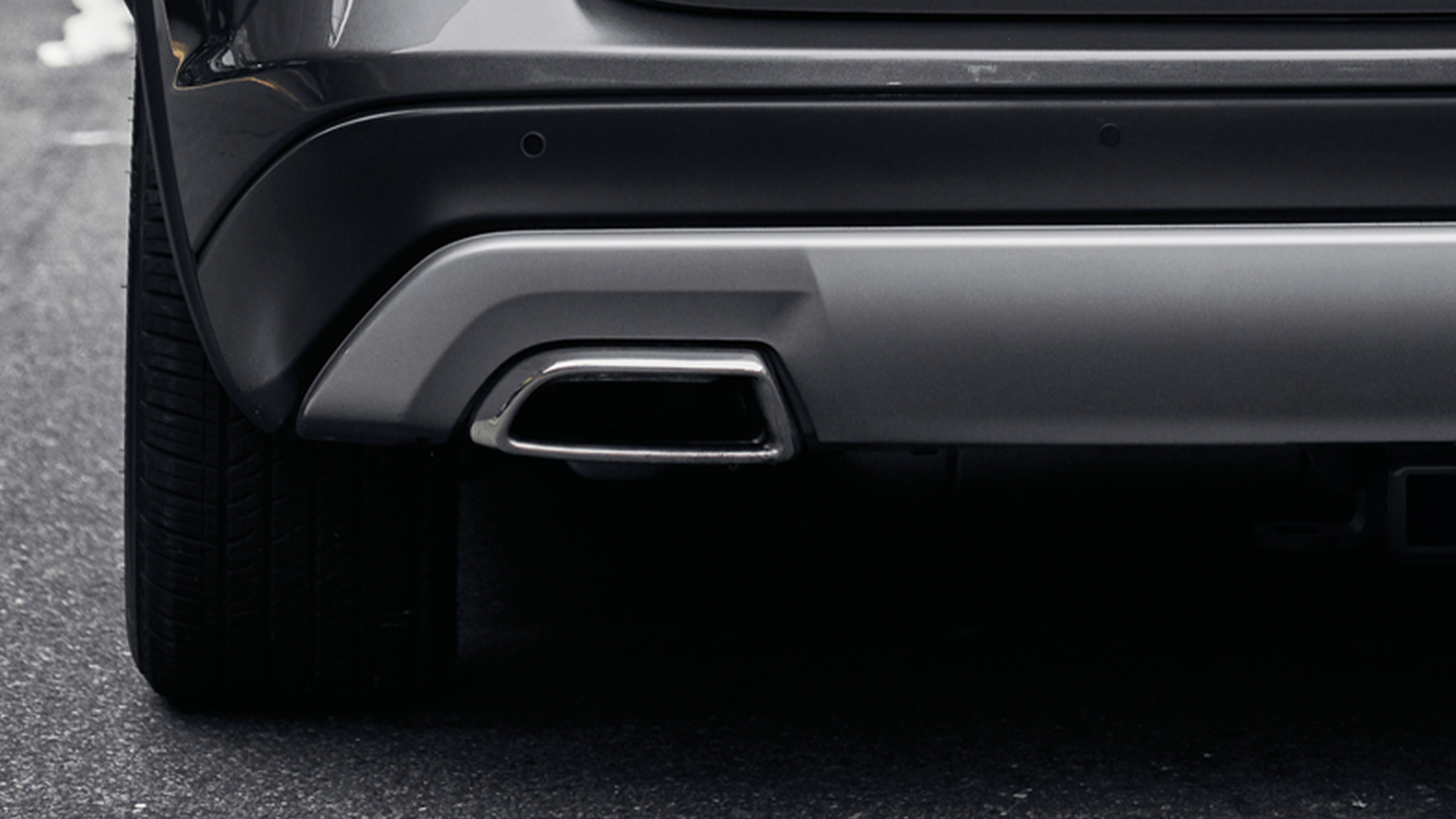 2024 INFINITI QX50 small SUV exhaust pipe