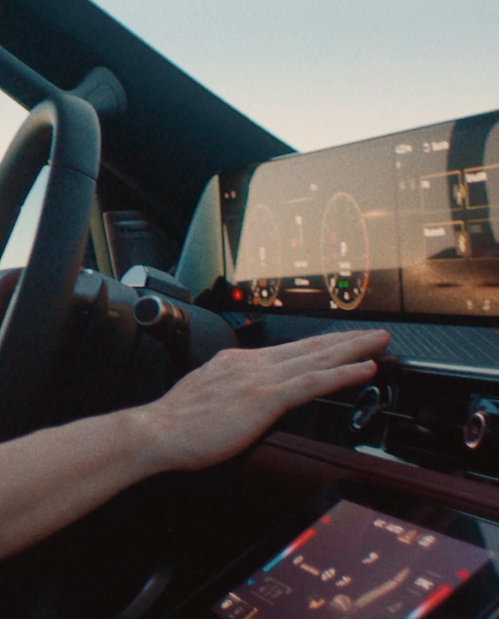 2025 INFINITI QX80 SUV’s interior, designed by Tom Hu