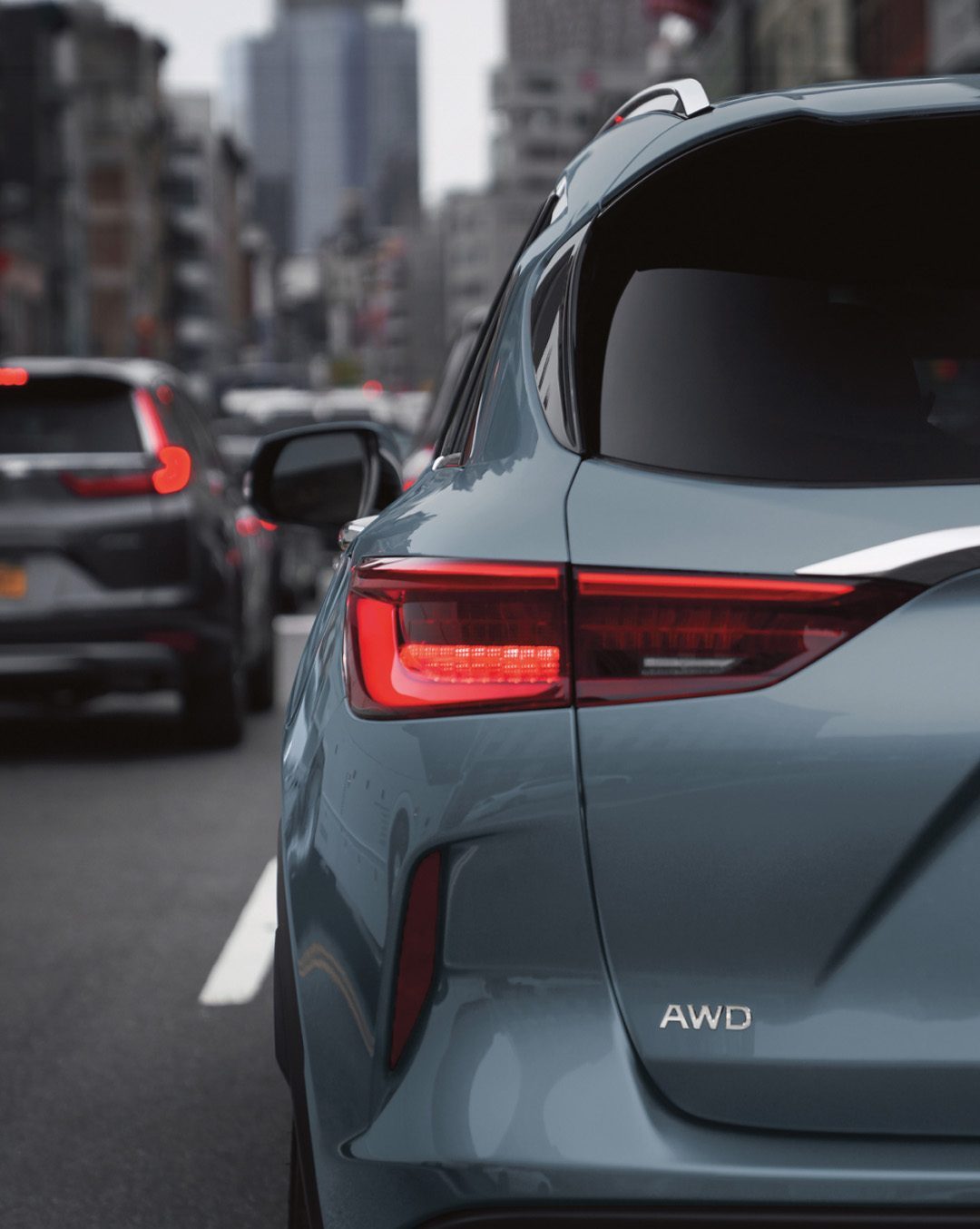 2025 INFINITI QX50 Blind Spot Warning system monitoring adjacent lanes