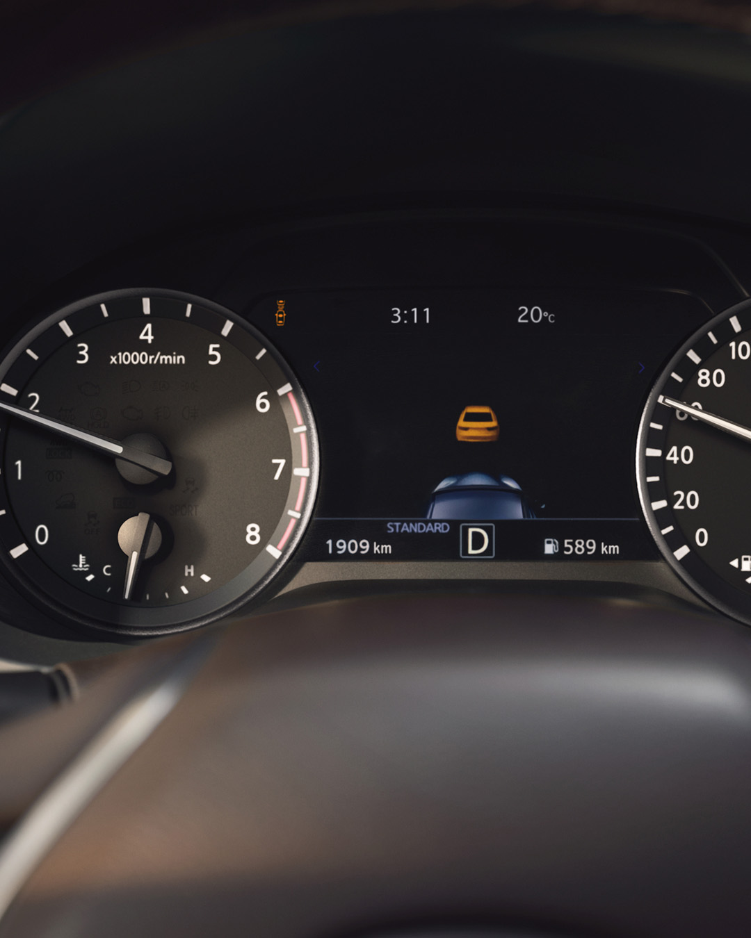 2025 INFINITI QX50 Forward Emergency Braking system monitoring vehicles ahead