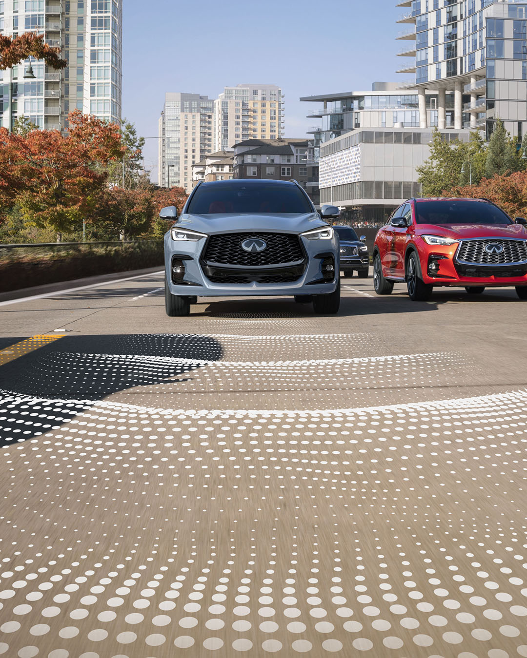 2025 INFINITI QX50 Lane Departure Warning helping prevent unintentional drift