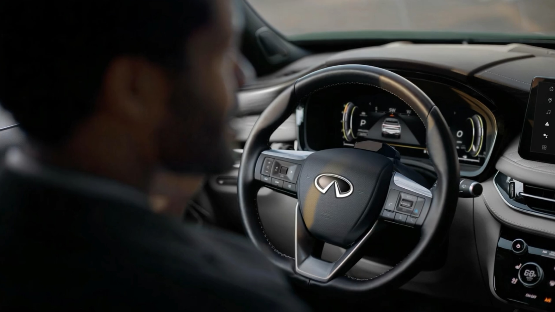 2026 INFINITI QX80 driver utilizing ProPILOT Assist 1.1 safety technology