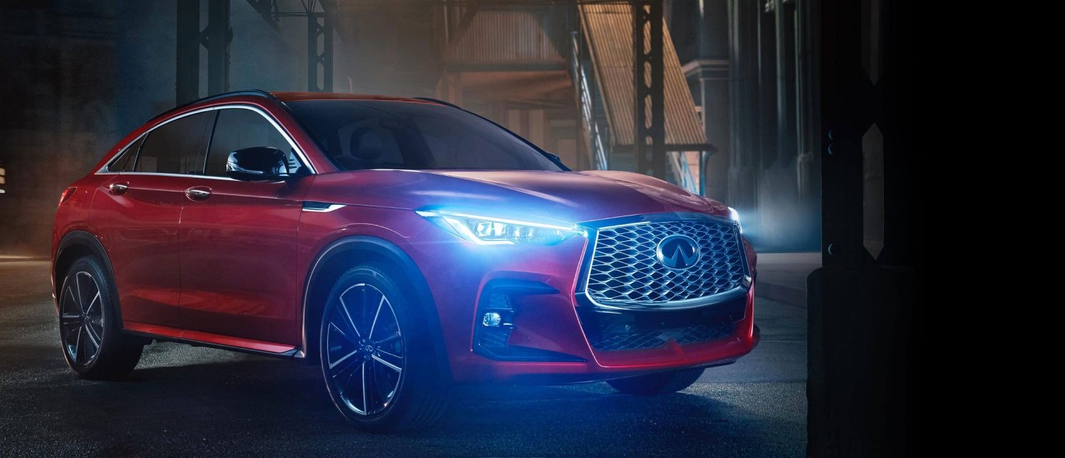 QX55 מבט מלפנים