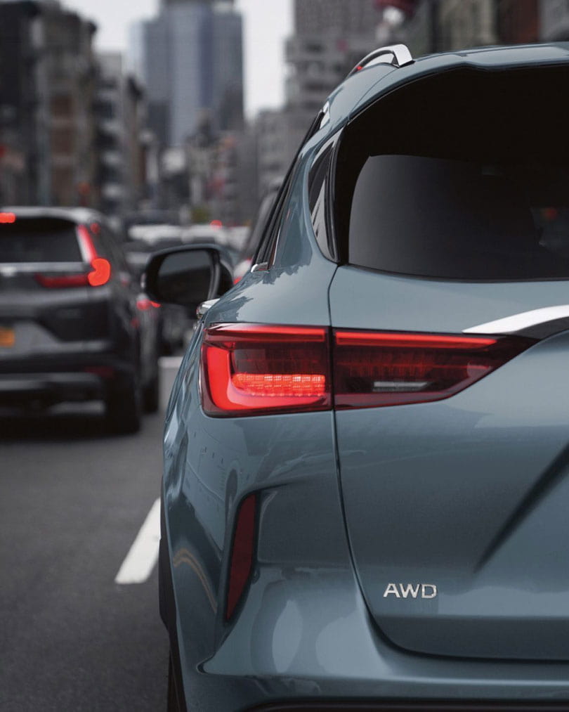 התראת שטח מת באינפיניטי QX50