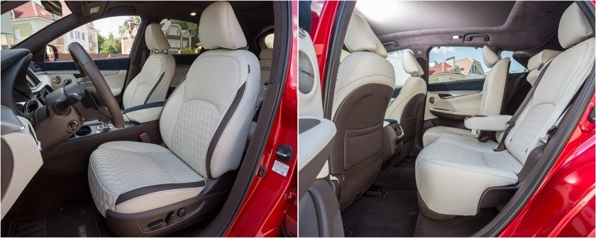 Интерьер Infiniti QX50