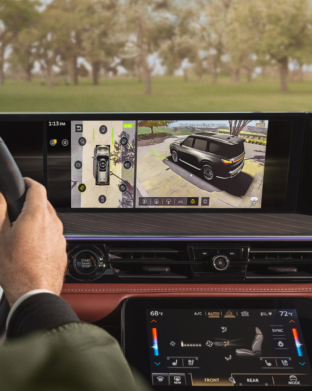 INFINITI car around view monitor