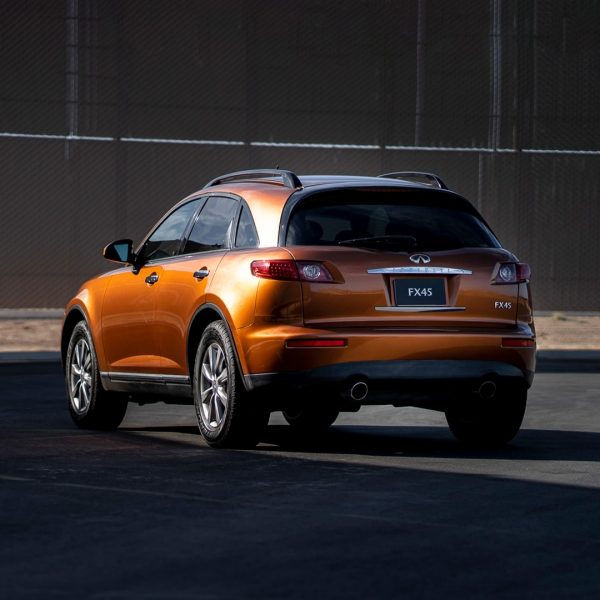 2003 INFINITI FX35 crossover coupe in orange