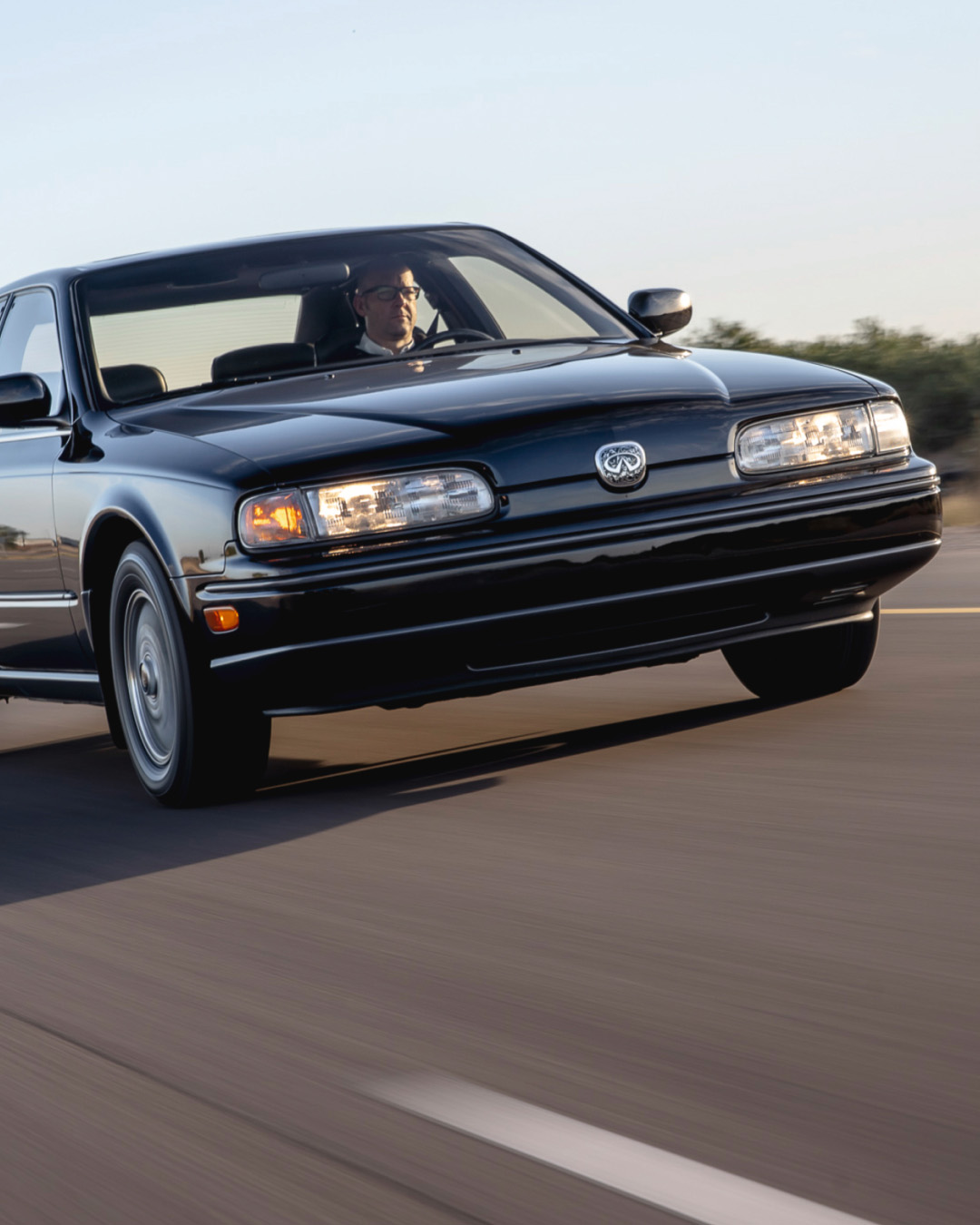 INFINITI Q45 Luxury Sedan demonstrating 4.1 liter V8 engine