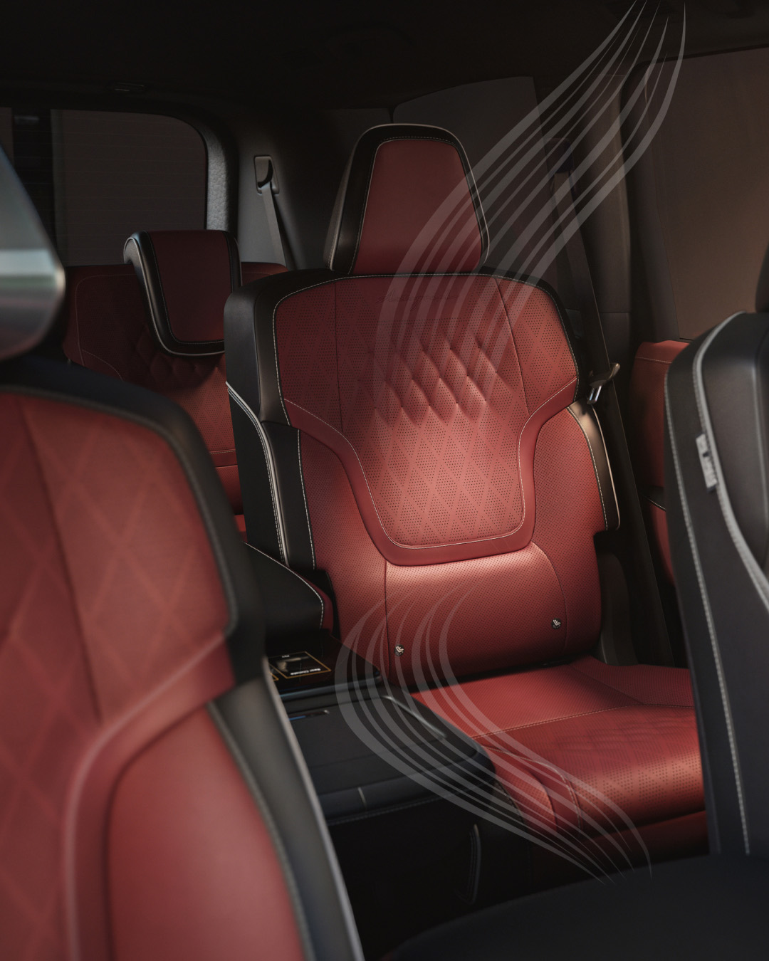 2026 INFINITI QX80 tri-zone climate control system with airflow distribution