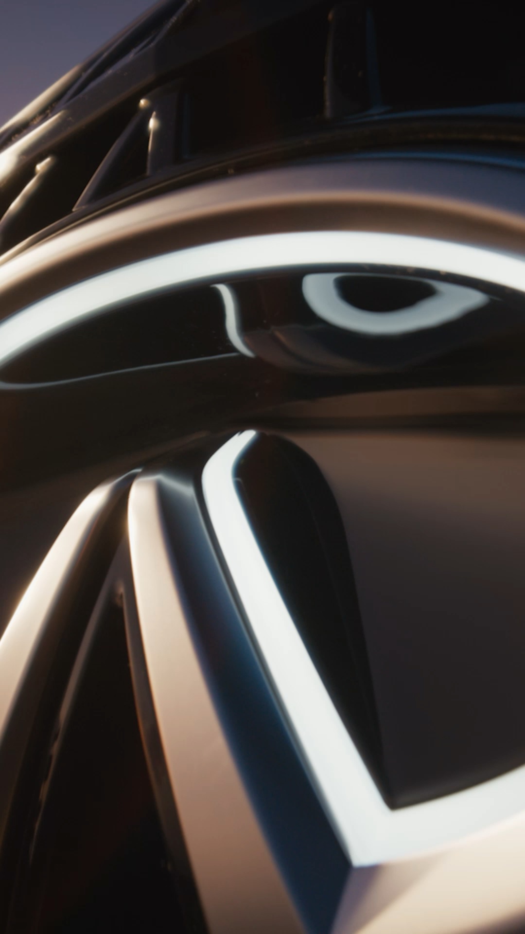 2026 INFINITI QX80 illuminated 3D emblem on double-arch grille