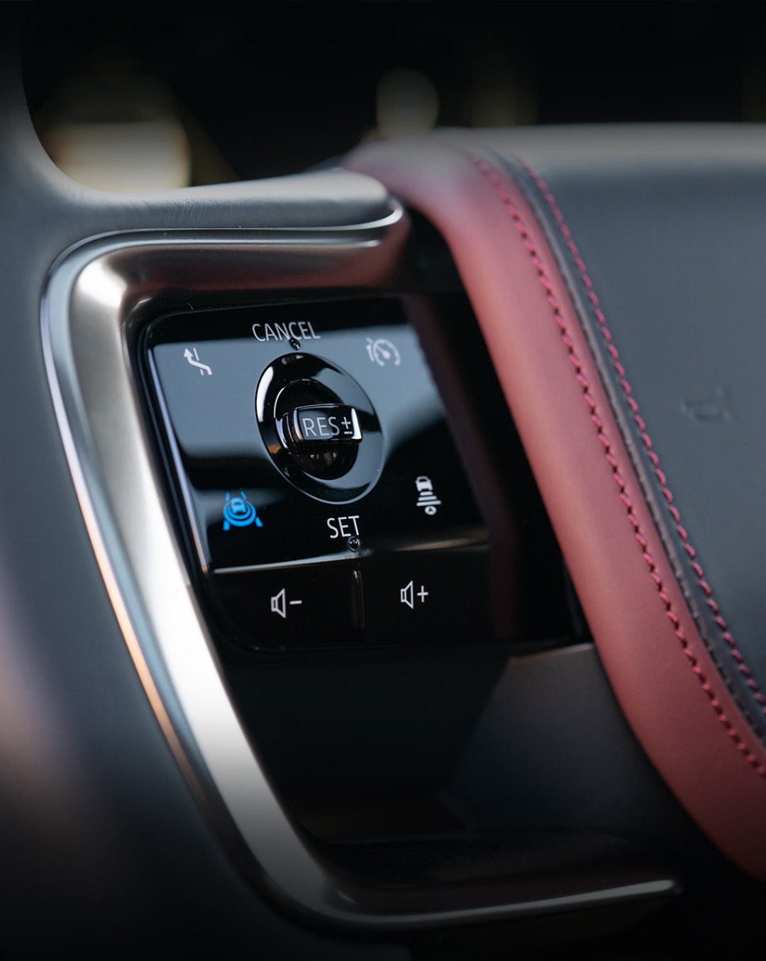 2026 INFINITI QX80 Lane Departure Prevention control button on steering wheel