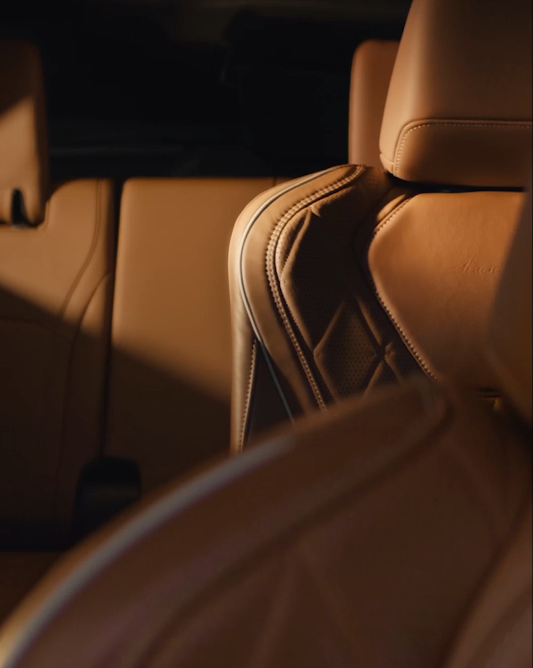 INFINITI buttery soft leather interior