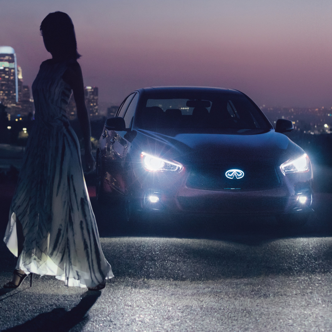 INFINITI Q50 sedan headlights