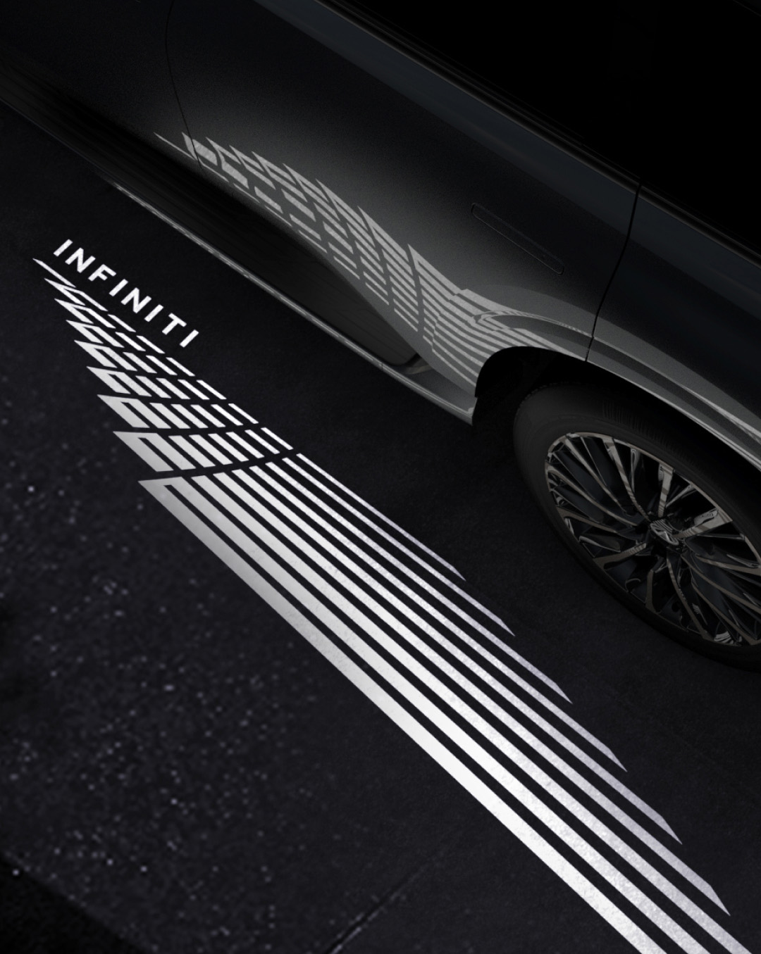 INFINITI QX80 SUV’s glowing light path