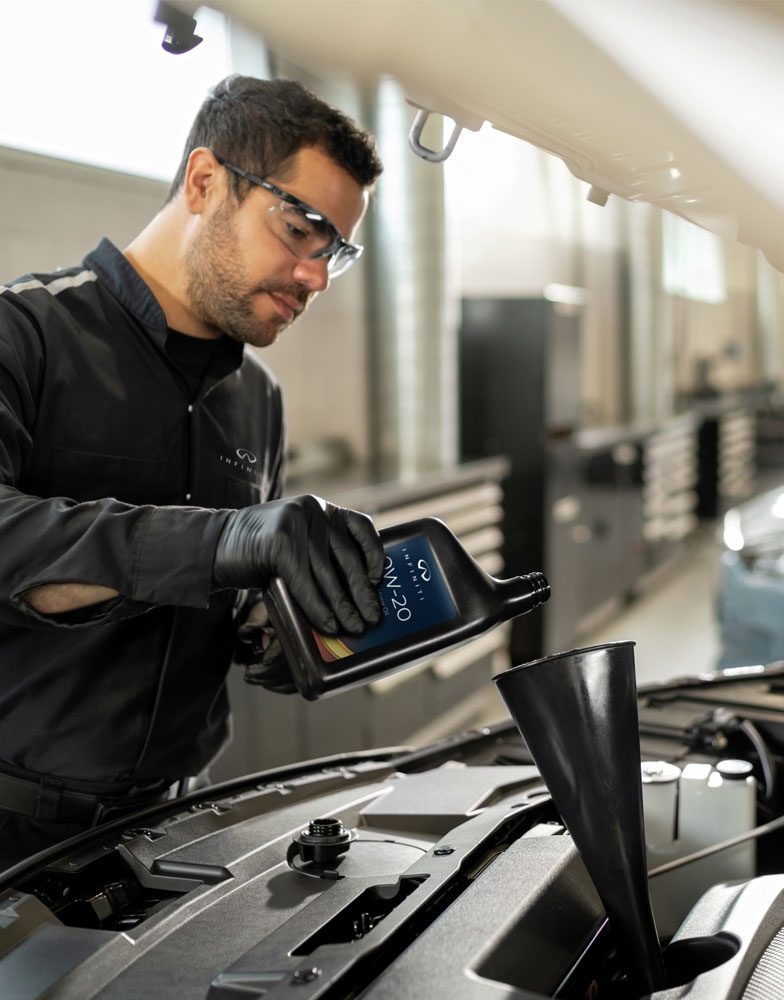 2022 INFINITI digital vehicle health report.