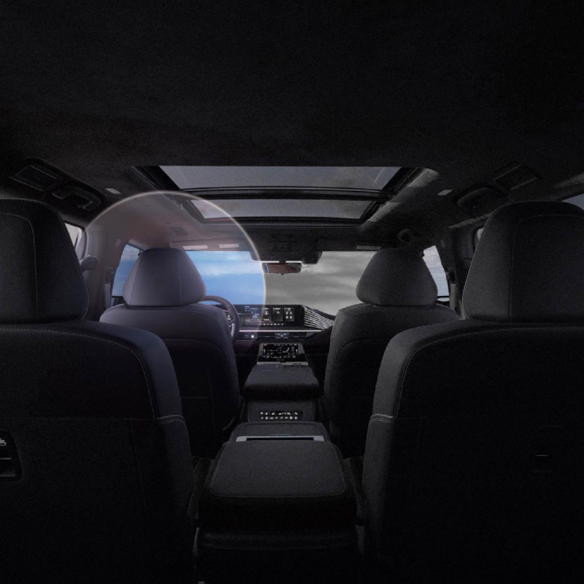 INFINITI vehicle forest-inspired grille